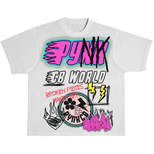 PYNK CB WORLD Graphic Tee
